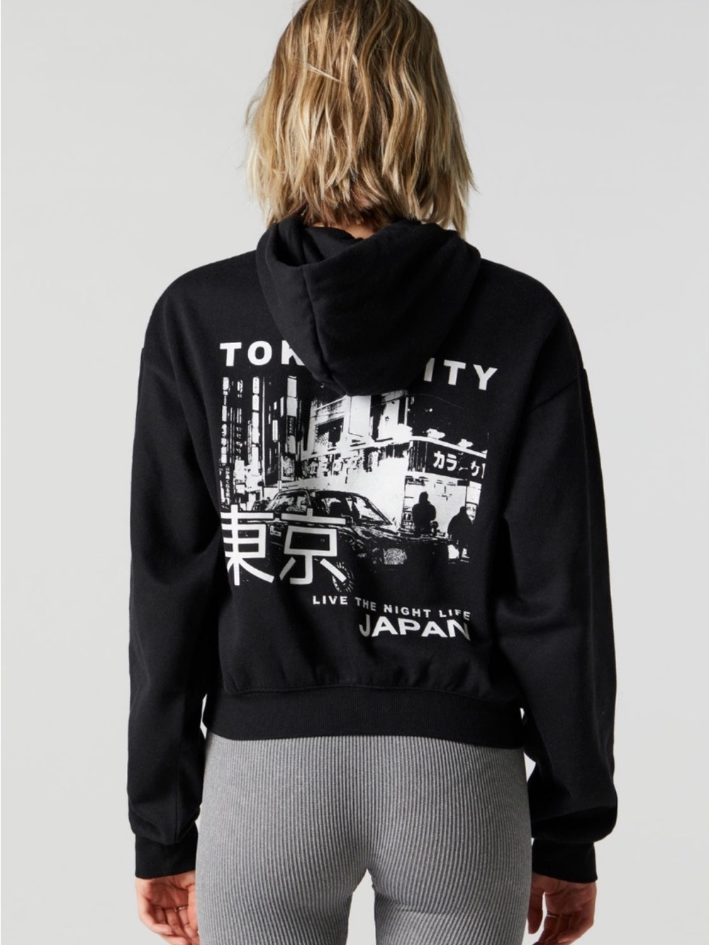 ☀️ Refuge ☀️ cropped graphic hoodie - Picture 2 of 11